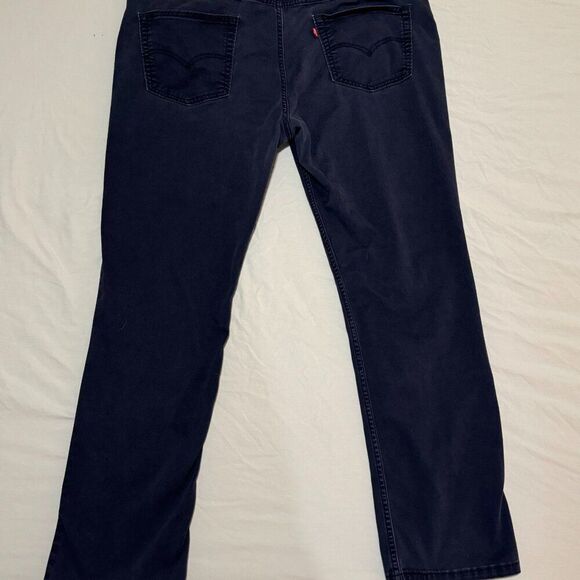 Levi’s Men’s 511 Slim Fit Chino Pants - Midnight Navy, Size 42x32 - Picture 5 of 6